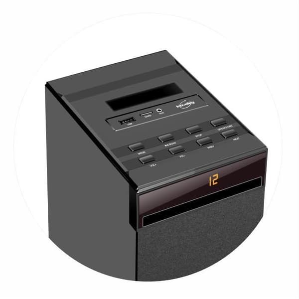 INOVALLEY HP32CD - Bluetooth ljudtorn, CD-spelare, USB - Svart