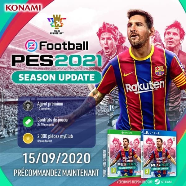eFootball PES 2021 PS4-spel