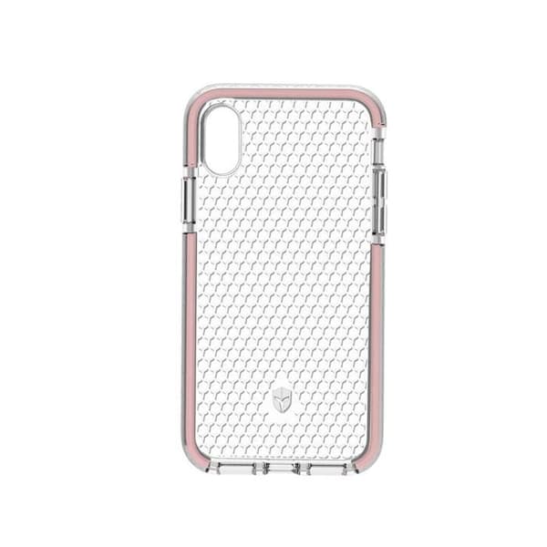 Skyddshölje - Force Case Life - iPhone X - Rosa - Lätt - Stöttålighet
