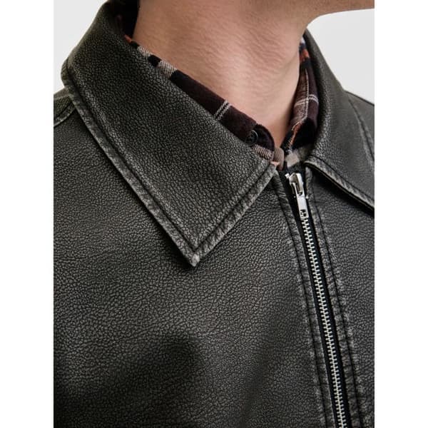 Jack & Jones Casablanca PU läderjacka - svart