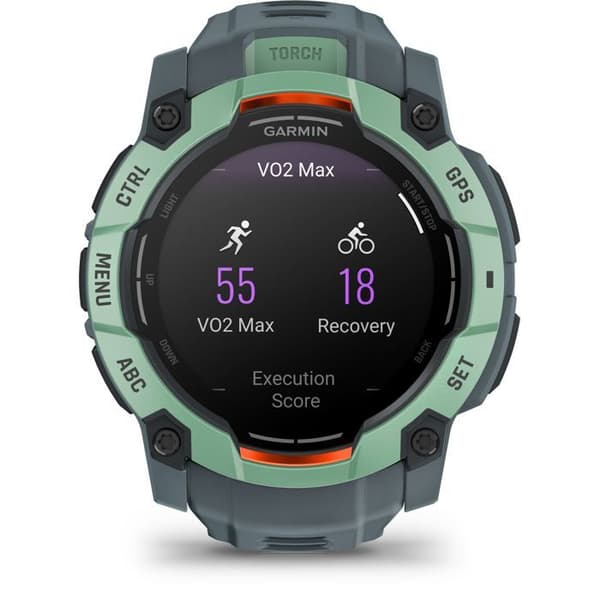 Smartklocka - GARMIN - Instinct 3 - 1,3" - 50 mm - Amoled - Grön/blå-lila