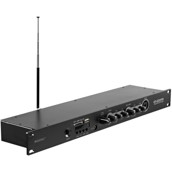 Omnitronic EP-220PR USB/SD/radio FM och Bluetooth-läsare