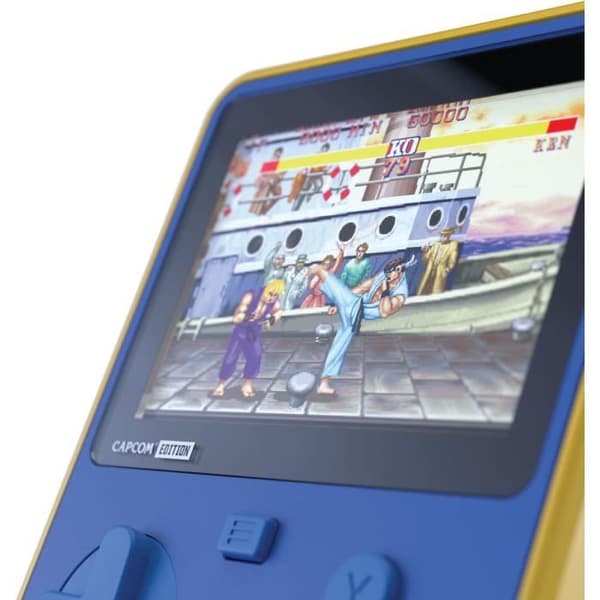 Retrogaming-konsol - BARA FÖR SPEL - Capcom Super Pocket - 12 integrerade klassiska spel - Evercade-kompatibel