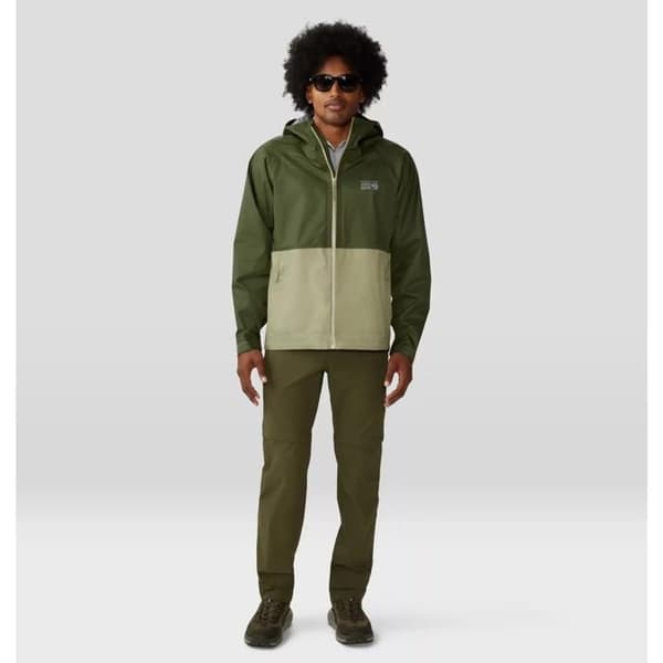 Vattentät jacka Mountain Hardwear Threshold™ - mantisgrön/överskott grön
