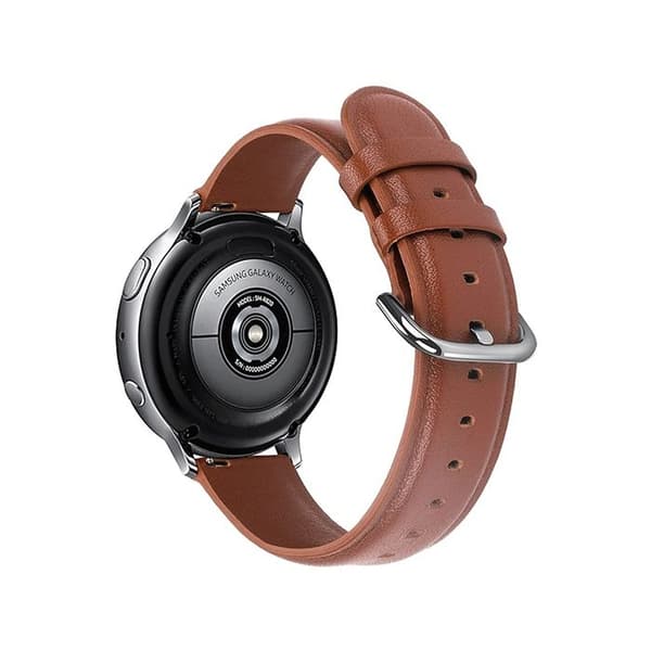 Armbandsur - BELINE - Elegans - Naturläder - Brun - 22 mm