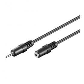 Hane 2,5 mm jack stereoljudförlängningskabel