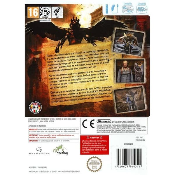 CURSED MOUNTAIN / Wii-KONSOLSPEL