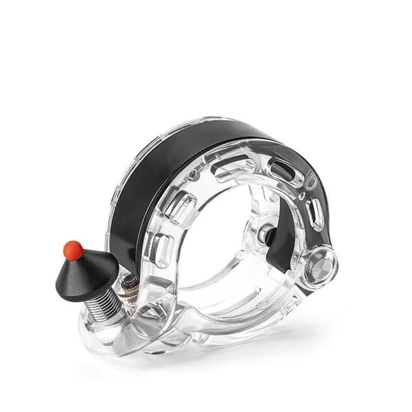 Cykelringklocka i Q-form 100 dB - transparent