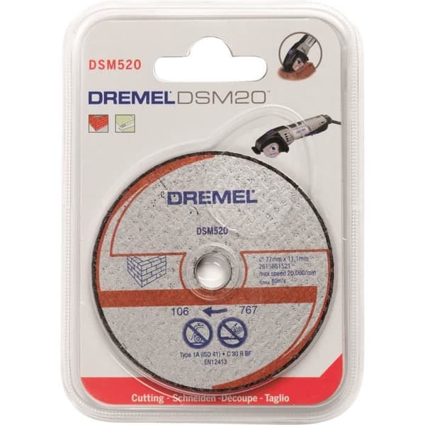 DREMEL Set med 2 Dremel DSM20 kompakta sågskivor