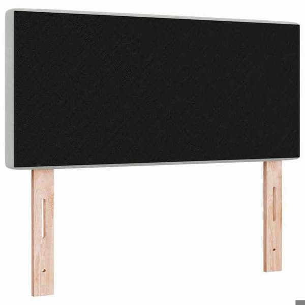 vidaXL Sänggavel Ljusgrå 90 cm Sammet 42007075