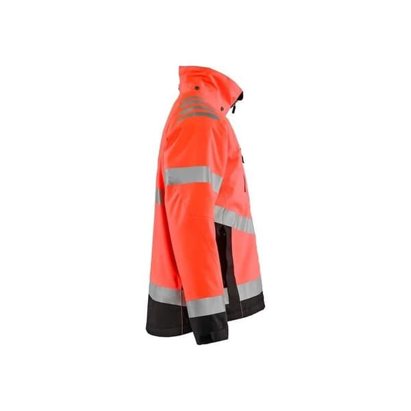 Reflekterande jacka med foder Blaklader - fluorescerande röd/svart - Röd - S