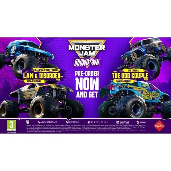Monster Jam Showdown - PS4-spel - Day One Edition