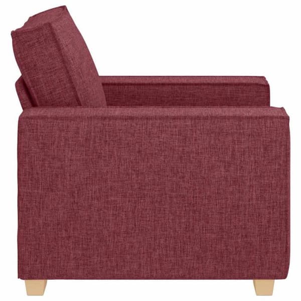 Vinsjö Soffa Fauteuil Röd 60 cm Tyg