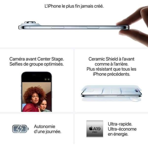 APPLE iPhone Air 256GB Cloud White