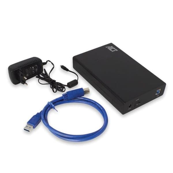 ACT 3,5" SATA USB 3.2 Gen1 (USB 3.0) hårddiskhölje utan skruvar