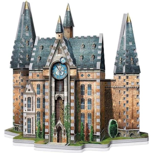 Harry Potter 3D-pussel Hogwarts Clock Tower - Wrebbit - 420 bitar - Flerfärgad