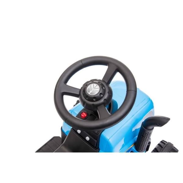 Eltraktor för barn med släp, 6V, blå färg