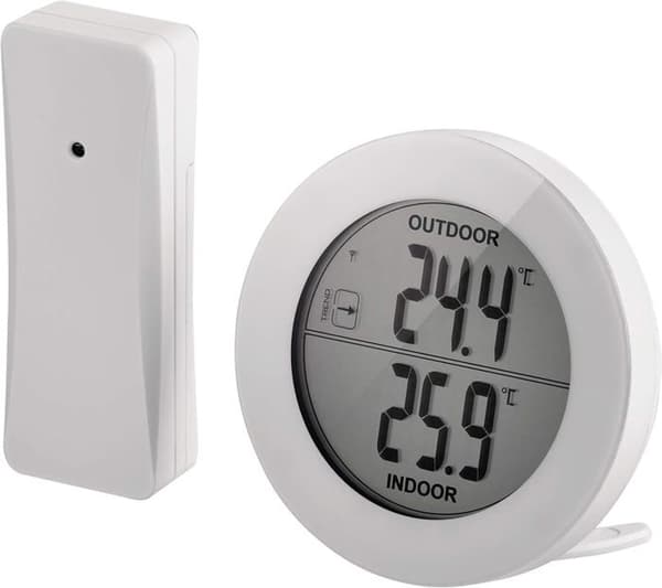 Digital termometer - EMOS - trådlös - Vattentät utomhussensor - Område -30°C till +50°C