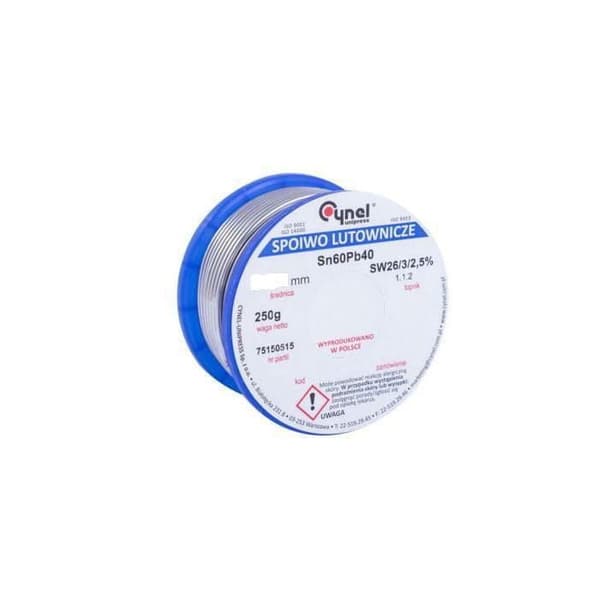 Lödtråd 2 5mm 250g Sn60Pb40 spole robust #