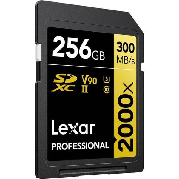 LEXAR SD-kort Pro 256 GB 2000X 300 MB/s