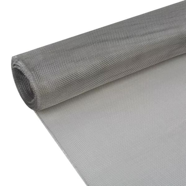 vidaXL Mesh Screen Rostfritt Stål 100x1000 cm Silver