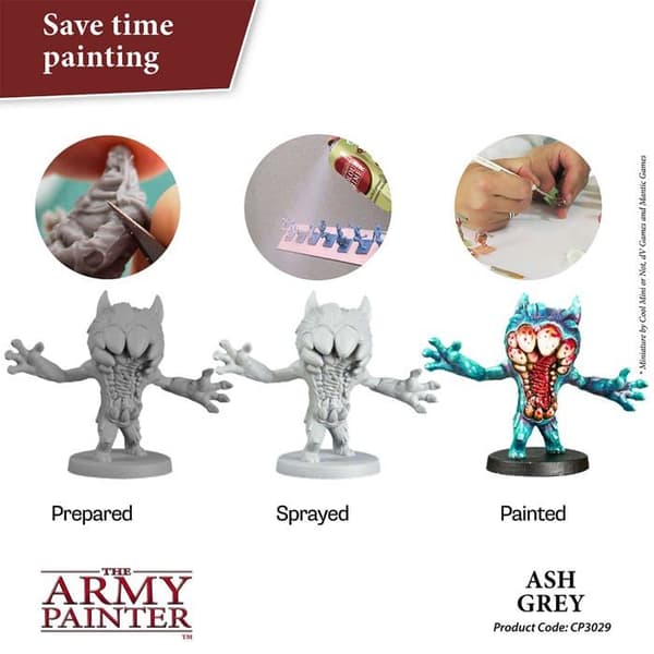 Figur Miniatyr - Army Painter - Grå Grundfärg