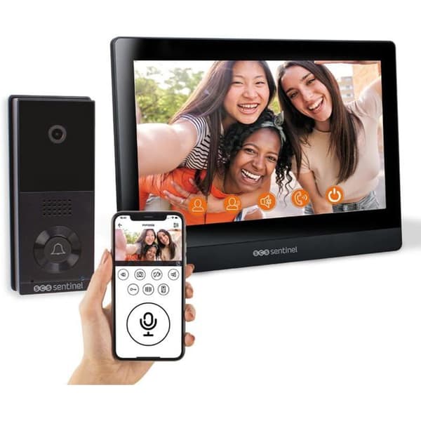 Video intercom - SCS SENTINEL - VisioWiFi 10 - 10" pekskärm - Wi‑Fi - Nattvision