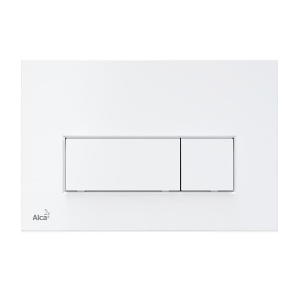 Alca - Dubbeltryckskontrollpanel vit (M570)