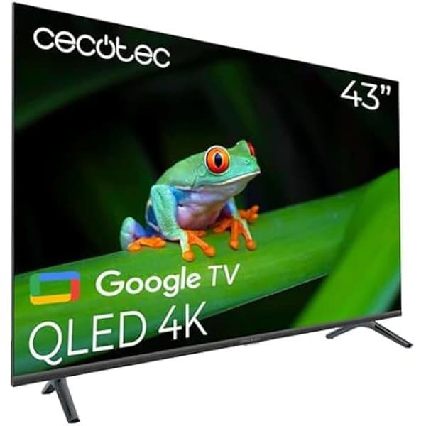 TV QLED - CECOTEC - V4 VQU40043S - 43 tum - 4K UHD - Google TV
