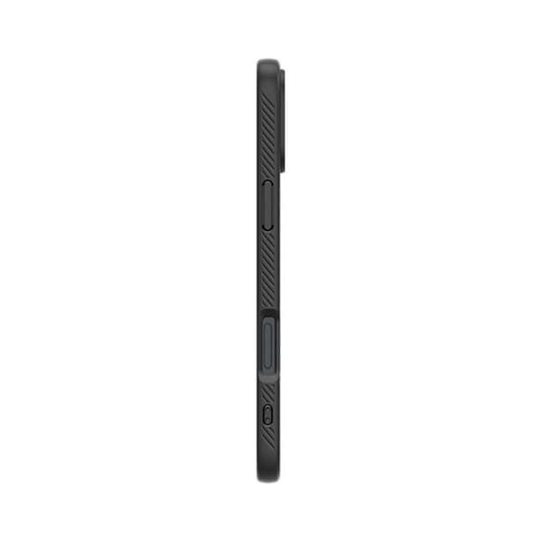 Spigen Liquid Air - Skal för iPhone 16 (mattsvart)