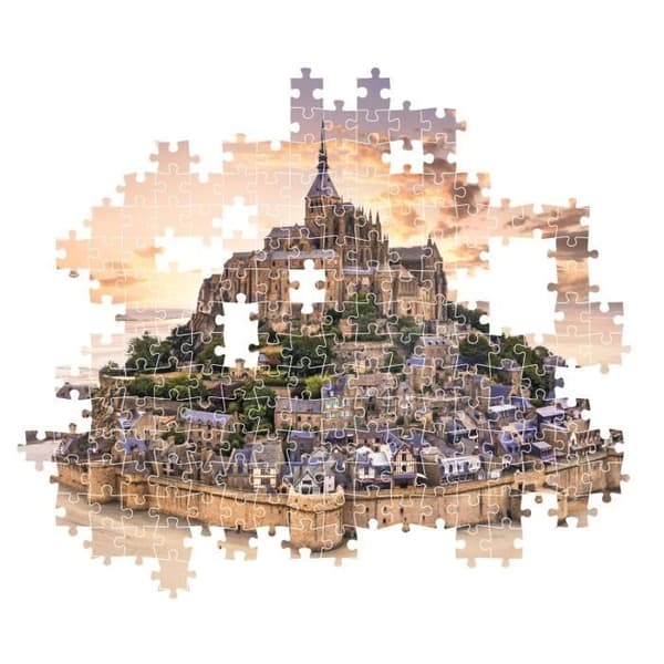 CLEMENTONI - Kompakt 1500 bitar - Mont Saint-Michel