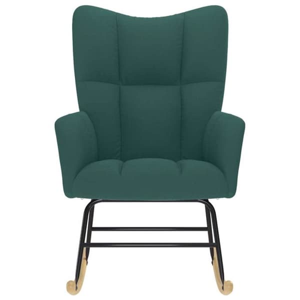 Gungstol - Mörkgrön - 100% polyester - 1 plats - Modern design