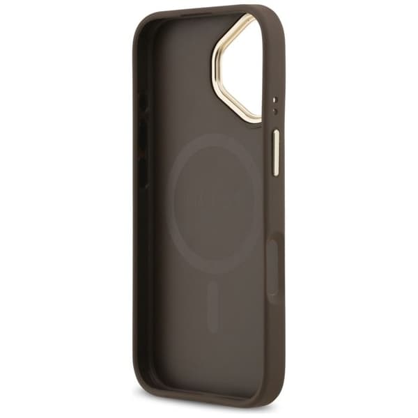 Guess Hardcase 4G Stripe MagSafe för iPhone 17 - Brun