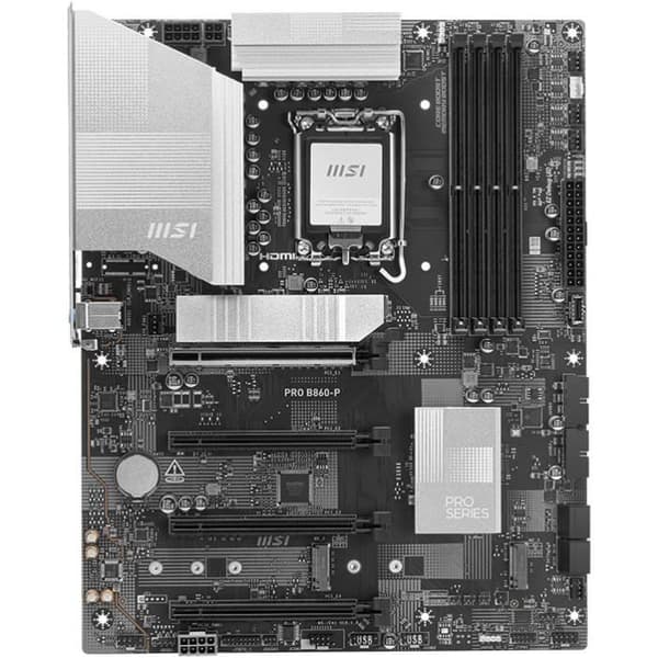 Moderkort - MSI - PRO B860-P Intel B860 LGA 1851 (Socket V1) ATX
