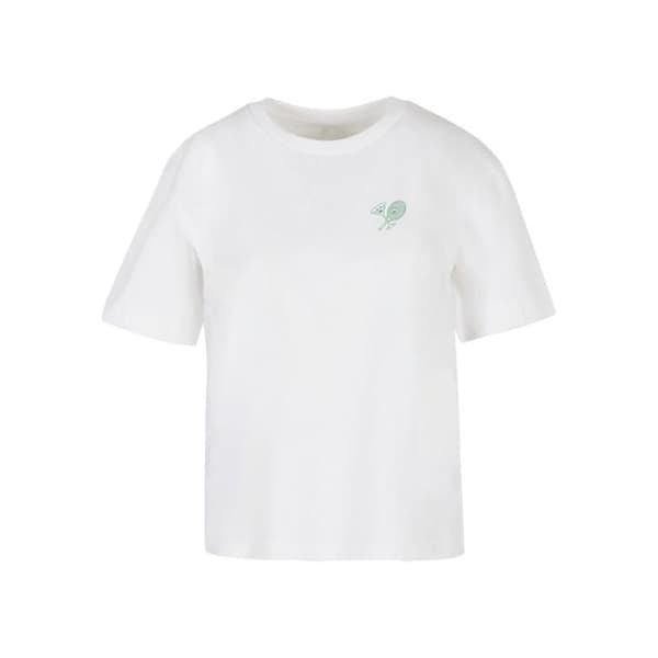 T-shirt dam Miss Tee Chasing Aces - vit