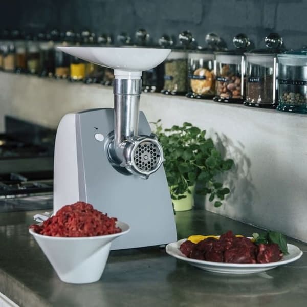 Köttkvarn Eldom M200ZT MATT med kross och potatisrivare