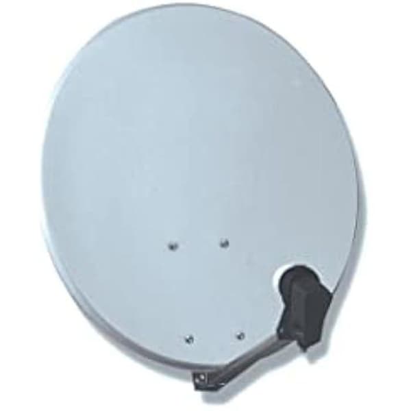 Parabolantenn - D2 DIFFUSION - Ø 80 cm - Stål - Universell LNB - Vit