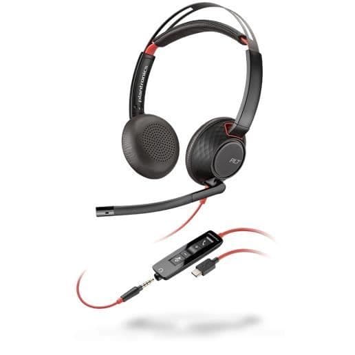 Hörlurar - PLANTRONICS - BLACKWIRE 5220 - Binaural - Trådad - Över-örat