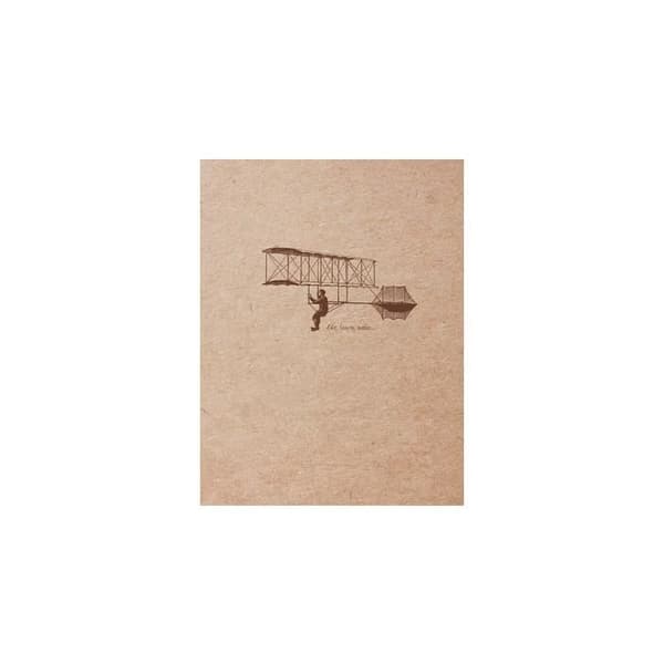 Flying Spirit Stitched Notebook A6 Ivory100p Kraft