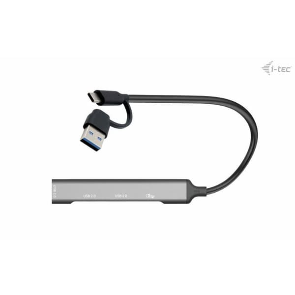 I-TEC USB-A/USB-C Metall HUB US