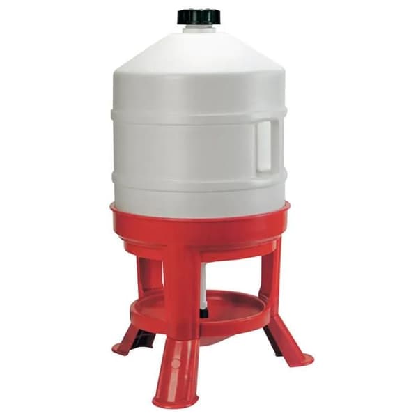 Fjäderfävatten - Kerbl - 30 L - Plast - Röd - Utomhus