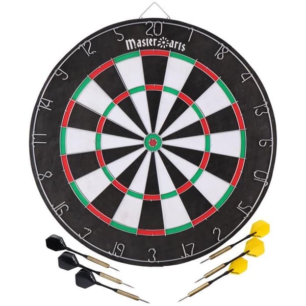 Master Dart darttavla - 45 cm - 6 pilar ingår