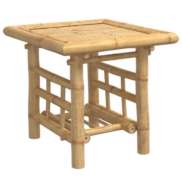 vidaXL Sidobord 45x45x45 cm bambu 368044