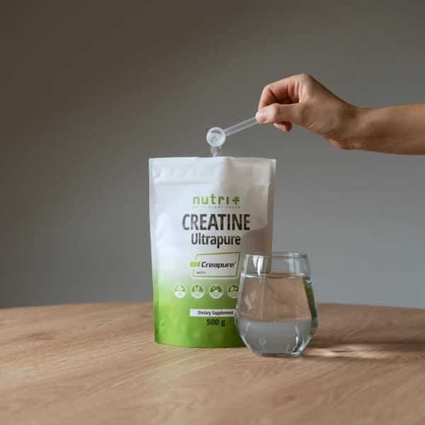 NUTRI-PLUS CREATINE MONOHYDRATE (CREAPURE®) - 500g pulver