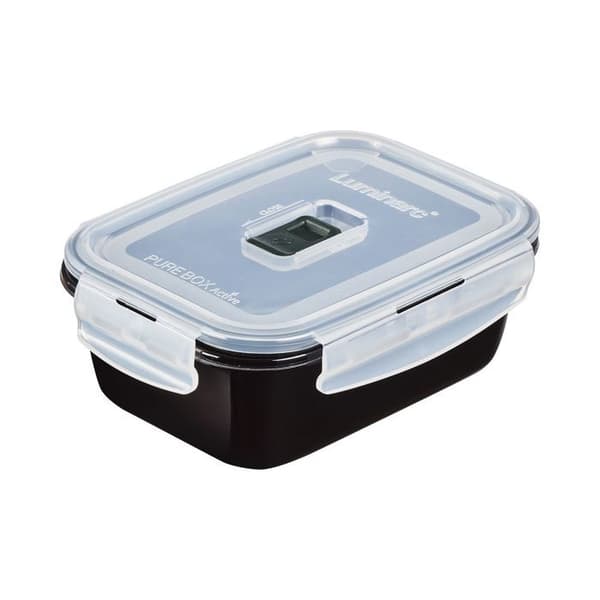 Svart förvaringslåda 82 cl Pure Box Active - Luminarc