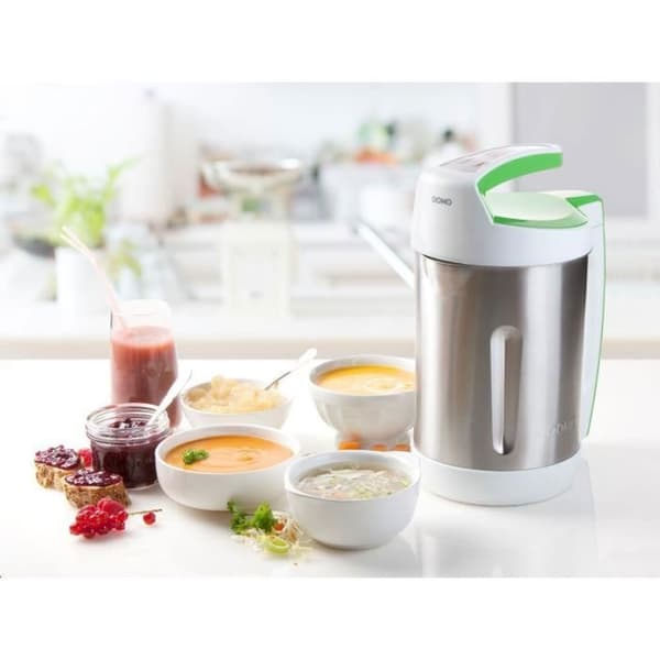 Blender chauffant - DOMO - DO705BL - 1000 W - 2 L. - Inox - 6 program.