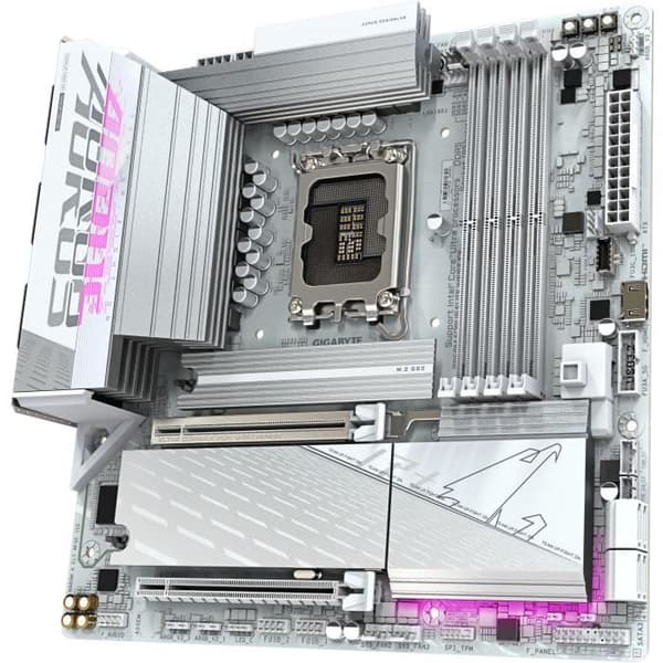 Moderkort - GIGABYTE - B860M AORUS ELITE WF6E ICE