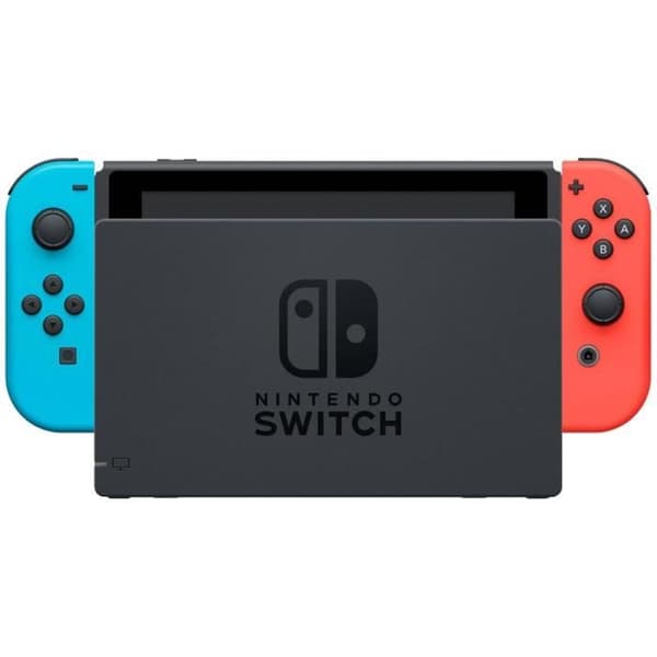 Nintendo Switch-konsol • Neonblå & Neonröd