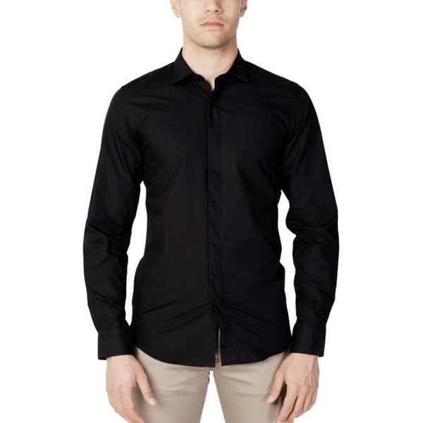 ANTONY MORATO Skjorta Herr Svart Bomull GR78338