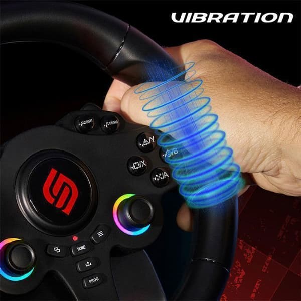 Volant gaming - SUBSONIC - 220 RS - Rotation 180° - Dubbel vibration - Multi-plattform